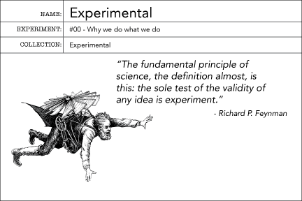 Experimental Information Card