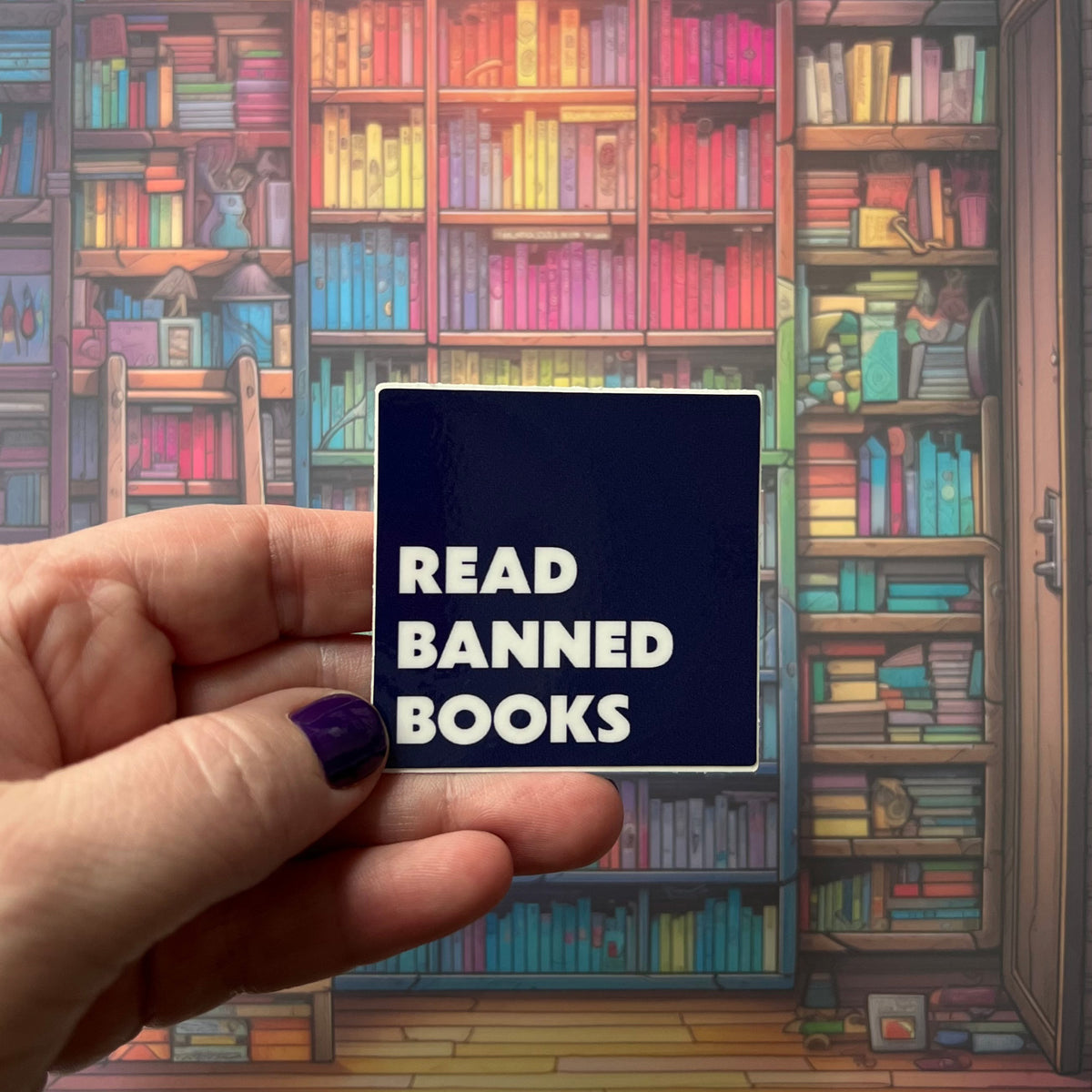 Read Banned Books - Sticker