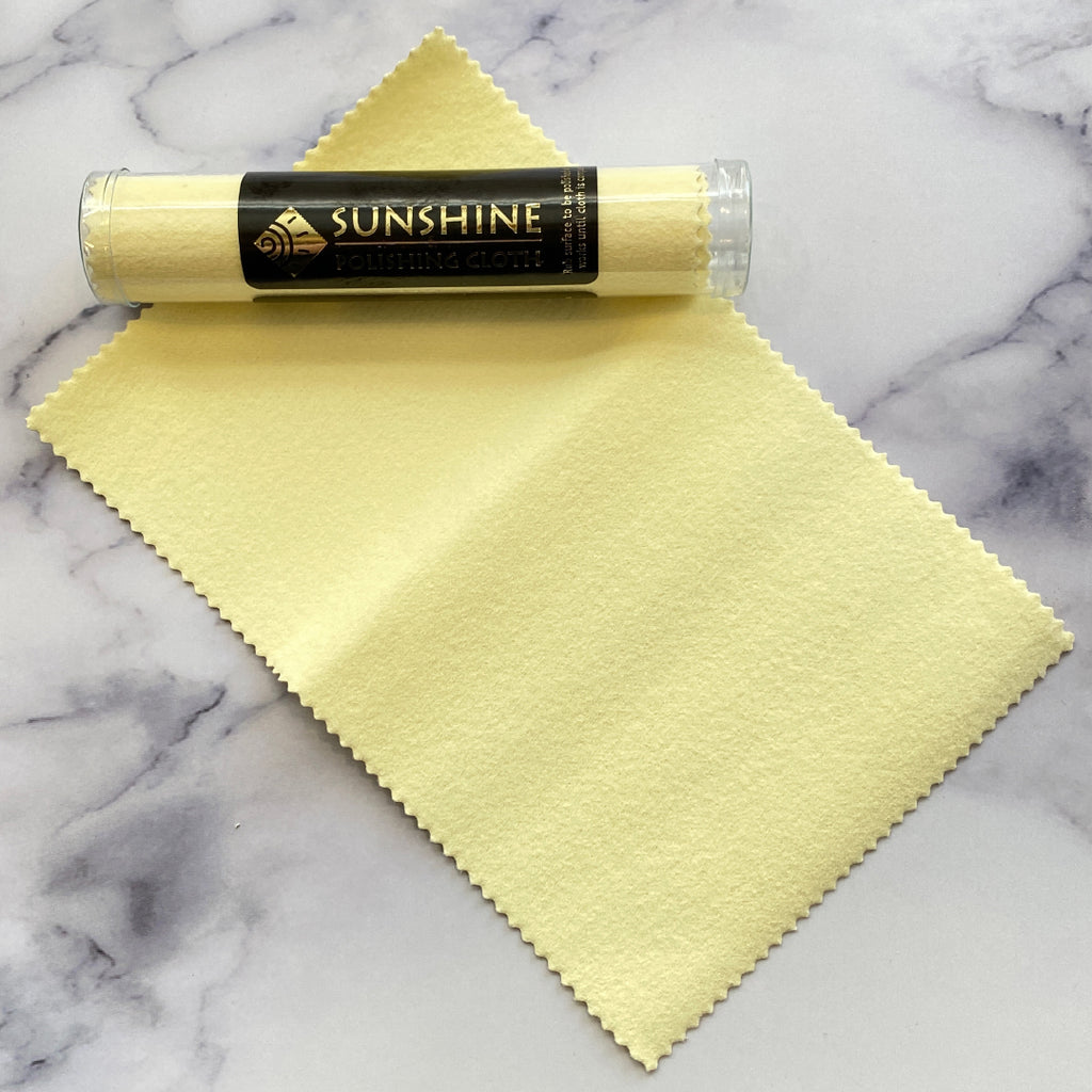 Chiffon à Polir Jaune Sunshine - 12,7 X 19,9 Cm, Pour Bijoux En Argent, Or, Laiton Et Cuivre - 4